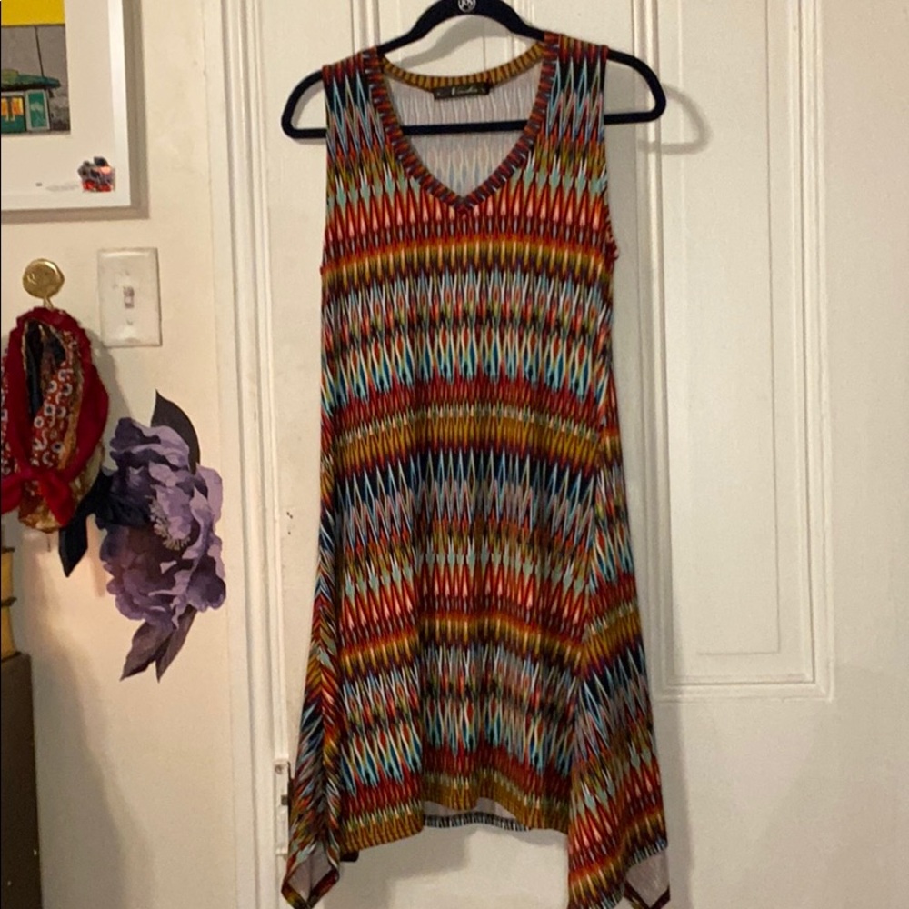 Neesha patterned tank dress - Size M